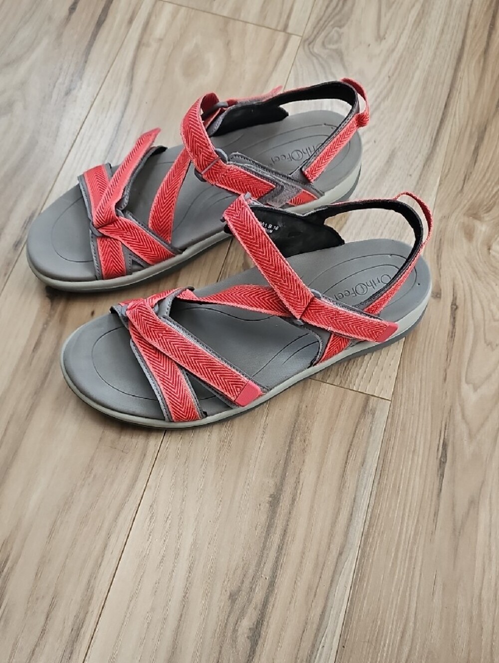 OrthoFeet Women’s Coral Multi-Strap Comfort Sandals